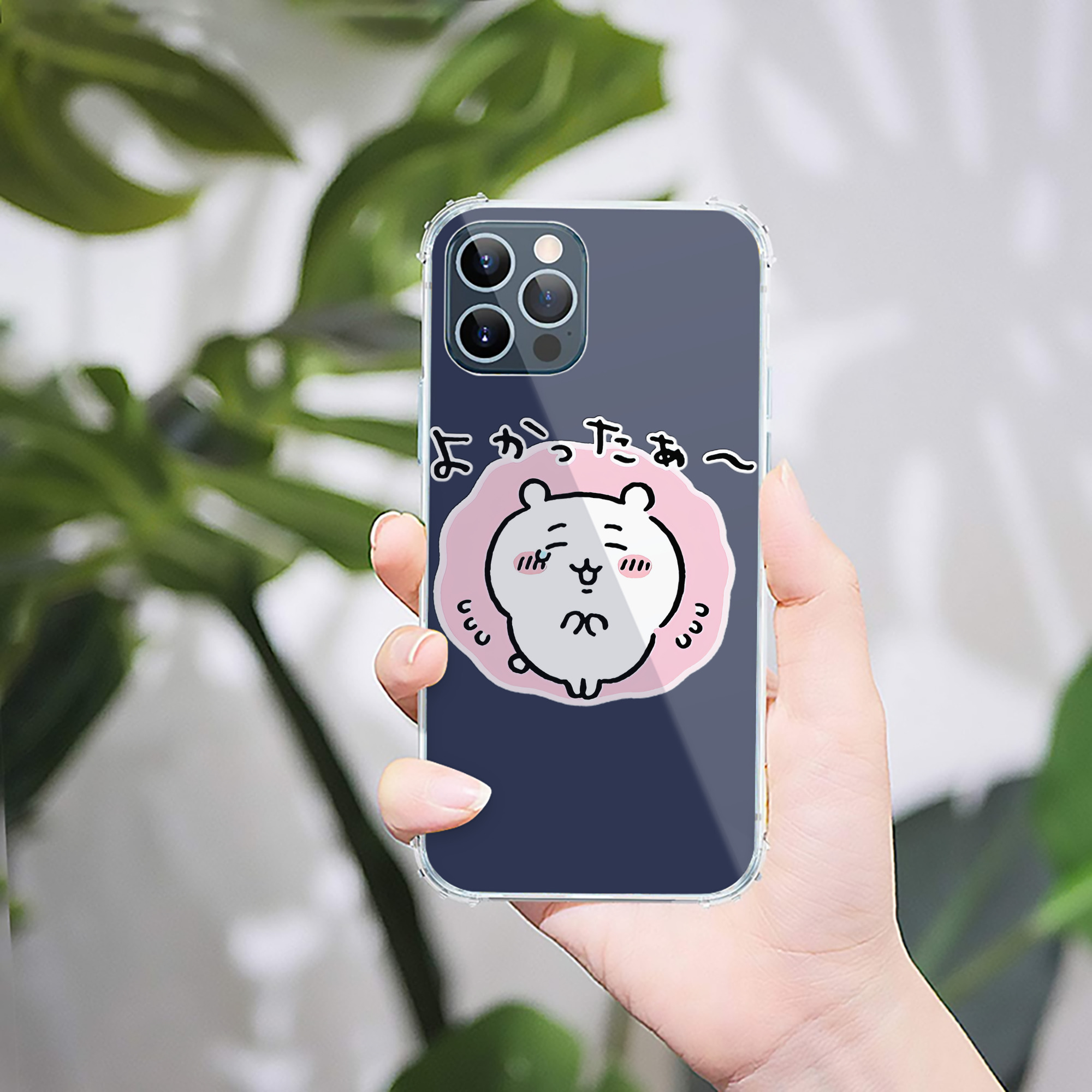 （画像用） ちいかわ ちいかわ Chii-kawa chiikawa 【iPhone 12シリーズ対応】透明スマホケース（クリアソフトケース）